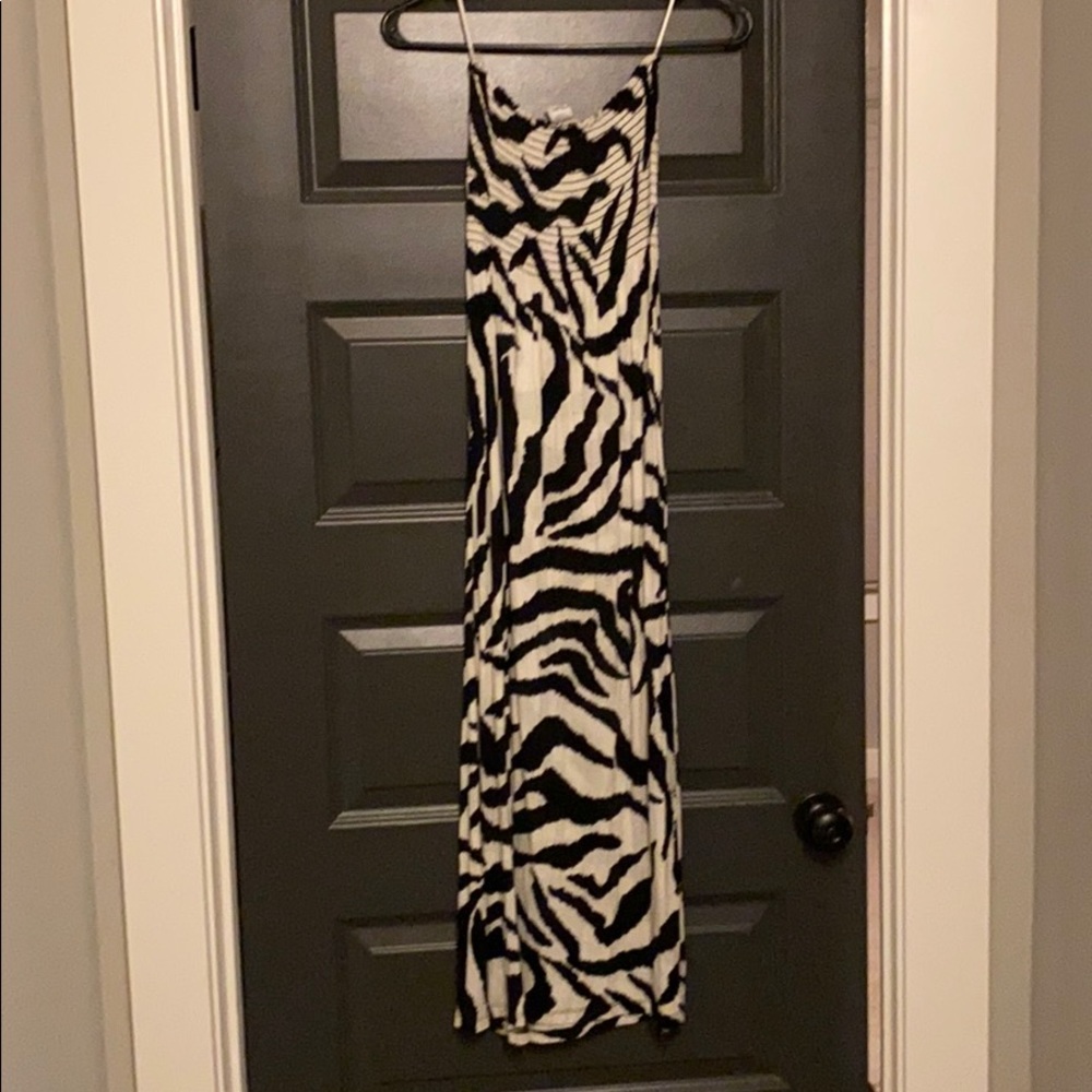 Zebra print dress